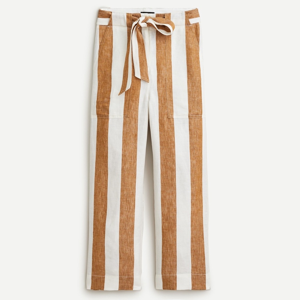 Jcrew | J. Crew Tie Waist Linen Pants